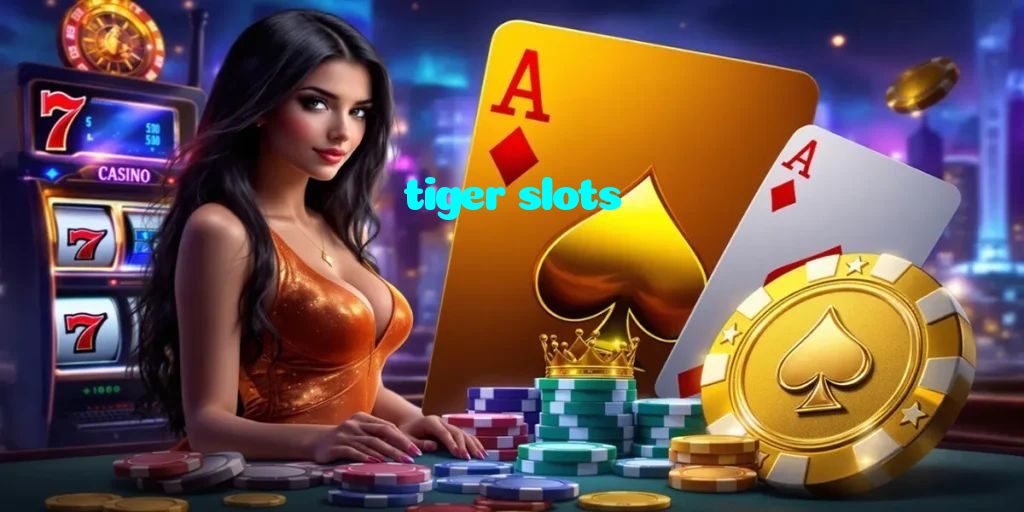 tiger slots casino presented on mobile device in Pakistan with slots and live games